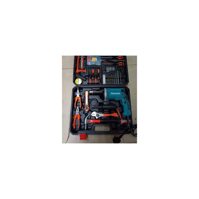 1 - 2024-01-13T222429.275 Makita Accessories Electrician Tools Box With Electrictrical Drill - Image 1