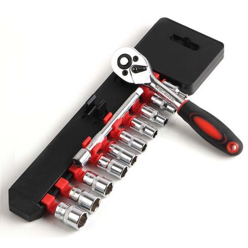 1 - 2024-04-24T121803.602 Socket Ratchet Wrenches Set Screwdriver 1/4 Inches Spanner - Image 1