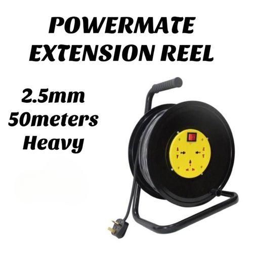 1 - 2024-05-25T102042.351 Powermate 50M 2.5MM POWER CABLE EXTENSION REEL Fused 100% Copper - Image 1