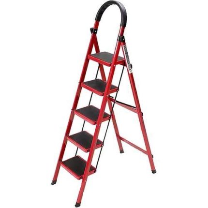 5 STEP STEEL LADDER 150 KGS