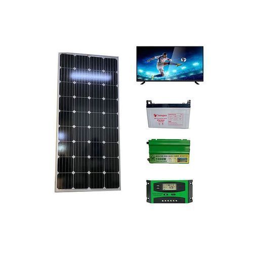 1 (73) Panel Solar FULLKIT SYSTEM 120w + FREE FULLHD 32" DIGITAL Tv - Image 1
