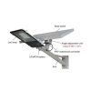 LED Down Light All In One Solar Street Light 200W With Panel